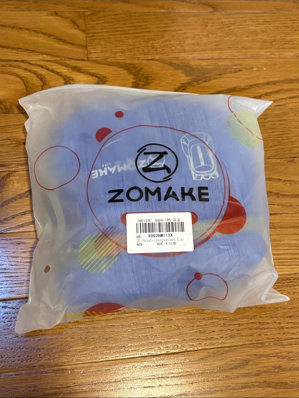 Zomake | NWT Dark Blue 25L Packable Backpack One Size OS